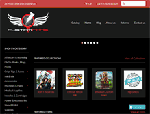 Tablet Screenshot of customirons.net